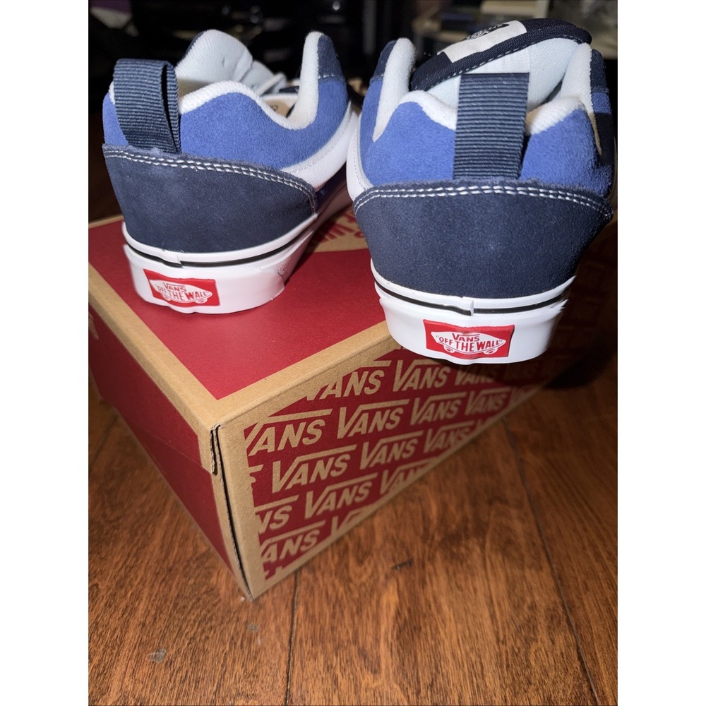 Vans KNU SKOOL Navy Men 6/Women 7.5 Casual Skate Unisex Sneaker Shoes NWB‎ - Picture 3 of 6